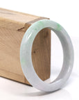Baikalla Jewelry Jadeite Jade Bangle Bracelet Baikalla™ "Classic Bangle" Genuine Burmese Green Jadeite Jade Bangle Bracelet (58.28 mm)