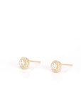 Baikalla Jewelry Gold Gemstone Earrings Baikalla™ 14k Classic White Gold Natural Diamond Earrings