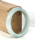 Baikalla Jewelry Jadeite Jade Bangle Bracelet Genuine Burmese Green Jadeite Jade Bangle Bracelet (57.31 mm)