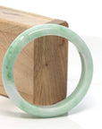 Baikalla Jewelry Jadeite Jade Bangle Bracelet Baikalla™ "Classic Bangle" Genuine Burmese Green Jadeite Jade Bangle Bracelet ( 58.4 mm)