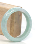 Baikalla Jewelry Jadeite Jade Bangle Bracelet Genuine Burmese Green Jadeite Jade Bangle Bracelet (59.2 mm)