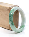 Baikalla Jewelry Jadeite Jade Bangle Bracelet Baikalla™ "Classic Bangle" Genuine Burmese Green Jadeite Jade Bangle Bracelet (57.0 mm)