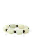 Baikalla Jewelry jade beads bracelet Genuine Nephrite Jade Buddha Symbol TongTong Men's Bracelet