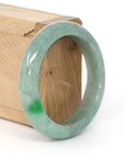Baikalla Jewelry Jadeite Jade Bangle Bracelet Baikalla "Classic Bangle" Deep Green Natural Burmese Jadeite Jade Bangle ( 55.06mm )