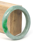 Baikalla Jewelry Jadeite Jade Bangle Bracelet Genuine Burmese Forest Green Jadeite Jade Bangle Bracelet (60.57 mm)
