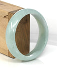 Baikalla Jewelry Jadeite Jade Bangle Bracelet Genuine Burmese Green Jadeite Jade Bangle Bracelet (59.21 mm)