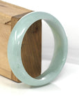 Baikalla Jewelry Jadeite Jade Bangle Bracelet Genuine Burmese Green Jadeite Jade Bangle Bracelet (59.21 mm)