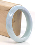 Baikalla Jewelry Jadeite Jade Bangle Bracelet Genuine Burmese Blue-green Jadeite Jade Bangle Bracelet (60 mm)