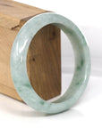 Baikalla Jewelry Jade Bangle Genuine Burmese Green Jadeite Jade Bangle Bracelet ( 58.0 mm)