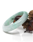 Baikalla Jewelry Jadeite Jade Bangle Bracelet Genuine Burmese High Quality Jadeite Jade Bangle Bracelet (53.4mm)