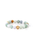 Baikalla Jewelry jade beads bracelet Genuine Jadeite Jade Round Multiple Colors Beads Bracelet ( 8 mm )