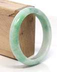 Baikalla Jewelry Jadeite Jade Bangle Bracelet Baikalla™ "Classic Bangle" Genuine Burmese Green Jadeite Jade Bangle Bracelet ( 56.13 mm)