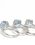 Baikalla Jewelry Gemstone Ring Baikalla™ Sterling Silver Sky Blue Topaz Ring