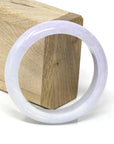 Baikalla Jewelry Jadeite Jade Bangle Bracelet Natural Burmese Lavender Jadeite Jade Bracelet Bangle ( 58.23 mm )