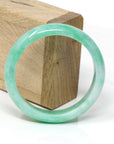 Baikalla Jewelry Jade Bangle Genuine Burmese Apple Green Jadeite Jade Bangle Bracelet ( 57.6 mm)