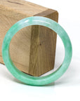 Baikalla Jewelry Jade Bangle Genuine Burmese Apple Green Jadeite Jade Bangle Bracelet ( 57.6 mm)