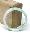 Baikalla Jewelry Jade Bangle Genuine Burmese Jadeite Jade Bangle Bracelet ( 53.4 mm )