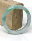 Baikalla Jewelry Jade Bangle Genuine Burmese Green Jadeite Jade Bangle Bracelet ( 58.8 mm )