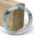 Baikalla Jewelry Jadeite Jade Bangle Bracelet Real Burmese Jadeite Jade Bangle Bracelet ( 57.8 mm )