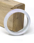 Baikalla Jewelry Jadeite Jade Bangle Bracelet Genuine Burmese Lavender Jadeite Jade Bracelet Bangle ( 53.3 mm )