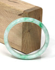 Baikalla Jewelry Jadeite Jade Bangle Bracelet Genuine Burmese Jadeite Jade Oval Bangle Bracelet ( 55.1 mm )