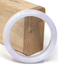 Baikalla Jewelry Jadeite Jade Bangle Bracelet Genuine Burmese Lavender Jadeite Jade Bracelet Bangle ( 58 mm )