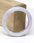 Baikalla Jewelry Jadeite Jade Bangle Bracelet Genuine Lavender Jadeite Jade Bangle Bracelet ( 55.2 mm )