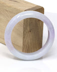 Baikalla Jewelry Jadeite Jade Bangle Bracelet Genuine Lavender Jadeite Jade Bangle Bracelet ( 55.2 mm )