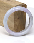Baikalla Jewelry Jadeite Jade Bangle Bracelet Genuine Lavender Jadeite Jade Bangle Bracelet ( 55.2 mm )