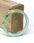 Baikalla Jewelry Jadeite Jade Bangle Bracelet Natural Jadeite Jade Bangle Bracelet ( 53 mm)