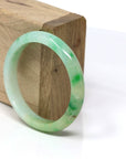 Baikalla Jewelry Jadeite Jade Bangle Bracelet Natural Jadeite Jade Bangle Bracelet ( 53 mm)
