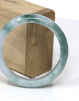 Baikalla Jewelry Jadeite Jade Bangle Bracelet Real Burmese Jadeite Jade Bangle Bracelet ( 57.8 mm )