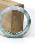 Baikalla Jewelry Jadeite Jade Bangle Bracelet Real Burmese Jadeite Jade Bangle Bracelet ( 57.8 mm )