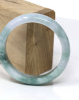 Baikalla Jewelry Jadeite Jade Bangle Bracelet Real Burmese Jadeite Jade Bangle Bracelet ( 57.8 mm )