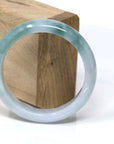Baikalla Jewelry Jadeite Jade Bangle Bracelet Real Burmese Jadeite Jade Bangle Bracelet ( 58.3 mm )