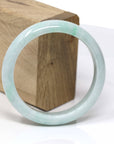Baikalla Jewelry Jadeite Jade Bangle Bracelet Natural Burmese Jadeite Jade Bangle Bracelet ( 58.1 mm )
