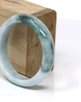 Baikalla Jewelry Jadeite Jade Bangle Bracelet Real Burmese Jadeite Jade Bangle Bracelet ( 57.8 mm )