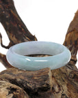 Baikalla Jewelry Jadeite Jade Bangle Bracelet Genuine Burmese Ice Jadeite Jade Bangle Bracelet ( 57.4 mm )