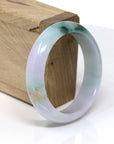 Baikalla Jewelry Jadeite Jade Bangle Bracelet 18k Gold Inlaid Real Jadeite Jade bangle Bracelet ( 57.3 mm )