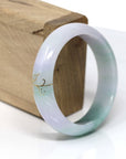 Baikalla Jewelry Jadeite Jade Bangle Bracelet 18k Gold Inlaid Real Jadeite Jade bangle Bracelet ( 57.3 mm )
