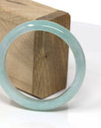 Baikalla Jewelry Jadeite Jade Bangle Bracelet Genuine Burmese Ice Jadeite Jade Bangle Bracelet ( 57.6 mm )