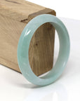 Baikalla Jewelry Jadeite Jade Bangle Bracelet Genuine Burmese Ice Jadeite Jade Bangle Bracelet ( 57.6 mm )