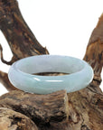 Baikalla Jewelry Jadeite Jade Bangle Bracelet Genuine Burmese Ice Jadeite Jade Bangle Bracelet ( 57.4 mm )