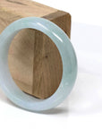 Baikalla Jewelry Jadeite Jade Bangle Bracelet Genuine Burmese Ice Jadeite Jade Bangle Bracelet ( 57.4 mm )