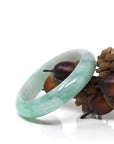 Baikalla Jewelry Jadeite Jade Bangle Bracelet Genuine Burmese High Quality Jadeite Jade Bangle Bracelet (53.4mm)