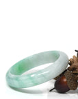 Baikalla Jewelry Jadeite Jade Bangle Bracelet Genuine Burmese High Quality Jadeite Jade Bangle Bracelet (53.4mm)