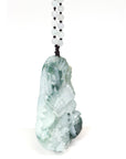 Baikalla Jewelry Jade Carving Necklace Baikalla™ "Soaring dragon" Natural Jadeite Jade Blue Green Pendant Necklace For Men, Collectibles
