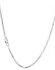 Baikalla Jewelry Silver Men's Necklace Italian Sterling Silver Box Chain 20 inch ( 1.5 mm )