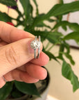 Baikalla 14K W Diamond Engagement Wedding Set