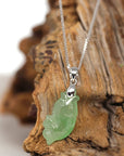 Baikalla Jewelry Jade Pendant Necklace Pendant Only Baikalla "Prosperity Every Year (年年有鱼)" Lucky Fish Carving Pendant Necklace Natural Jadeite Jade JG165